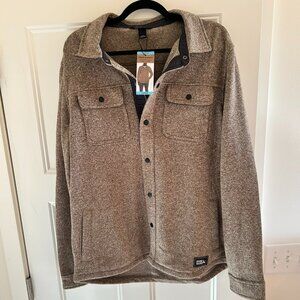 NWT Eddie Bauer Sweater Fleece Shirt Jacket
